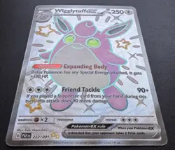 Wigglytuff ex 222/091 Shiny Rare Full Art Paldean Fates Pokemon TCG NM - Image 2