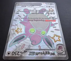 Wigglytuff ex 222/091 Shiny Rare Full Art Paldean Fates Pokemon TCG NM - Image 3