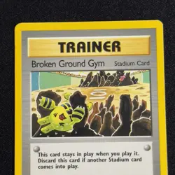 Broken Ground Gym 92/105 Rare Neo Destiny Unlimited Pokemon Vintage English - Image 3