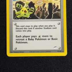 Broken Ground Gym 92/105 Rare Neo Destiny Unlimited Pokemon Vintage English - Image 4