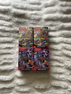 Pokemon Destined Rivals / Mega Evolution - Base Set Booster Bundles 4x LOT - Image 1