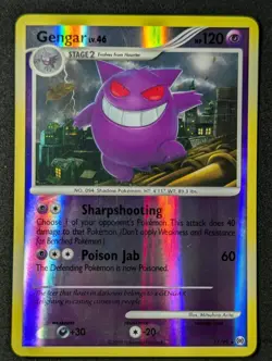 Pokemon TCG Gengar 17/99 Reverse Holo Platinum Arceus LP+ - Image 1