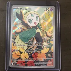 Meloetta MEP 026 Illustration Rare Black Star Promo Pokemon Mega Evolution NM - Image 1