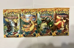 4x Pokemon XY FLASHFIRE PACKS - COMPLETE ART SET - FACTORY SEALED 820650108877 - Image 1