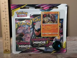 Pokemon Unified Minds 3 Pack Blister - Factory Sealed - Some Imperfections - Image 1