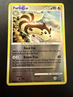Furret 27/132 Reverse Holo Rare Secret Wonders Pokemon TCG - MP - Image 1