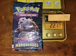 22.17g Twilight Masquerade Pokemon Booster Pack - Sealed #709 - Image 1