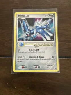 Pokemon TCG Dialga Lv.63 Holo Rare 4/100 Majestic Dawn Diamond Pearl - Image 1