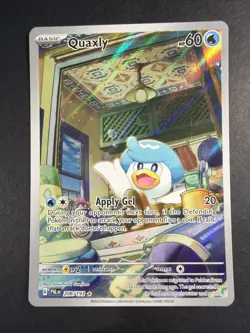 Pokemon TCG Quaxly 206/193 Illustration Rare Scarlet & Violet Paldea Evolved - Image 1
