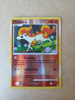 Pokemon TCG Ponyta 46/99 Arceus Reverse Holo LP Condition - Image 1