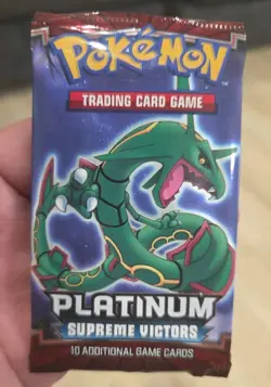 Pokemon Platinum Supreme Victors Booster Pack Factory Sealed Rayquaza Art - Image 2