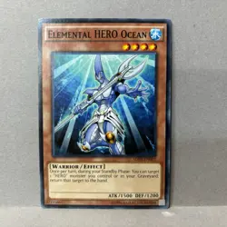 Yu-Gi-Oh! TCG Elemental HERO Ocean SDHS-EN002 Common Unlimited Lp - Image 1