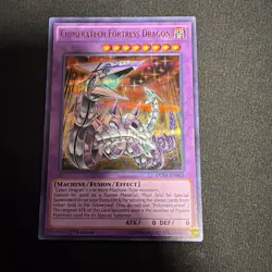 YUGIOH CHIMERATECH FORTRESS DRAGON DUSA-EN065 ULTRA 1ST ED NM - Image 1