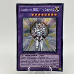 Yugioh Elemental Hero the Shining YG06-EN001 Ultra Rare Limited Edition NM - Image 1