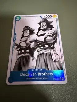 One Piece TCG Decalvan Brothers (Parallel) ST22-008 Foil English Ace & Newgate - Image 1