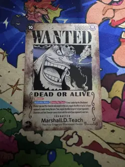 One Piece - Marshall D Teach Wanted SP OP09-093 Emperors in the New World - Image 1