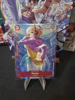 One Piece English Stussy Alt ART Parallel ST21-006 Starter Deck EX GEAR 5 NM - Image 1