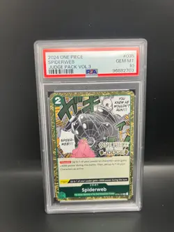 One Piece Spiderweb OP04-035 Judge Pack Vol. 3 PSA 10 - Image 1