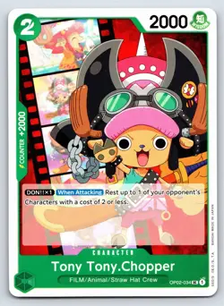 One Piece - OP02-034 Tony Tony.Chopper - UC - US Seller - Image 1