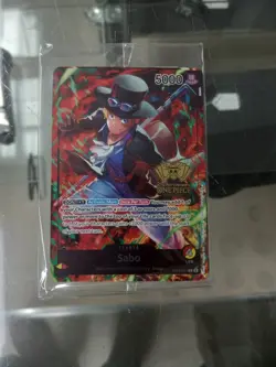 Sealed One Piece Second Anniversary Tournament Winner Leader Pack Ace Sabo Luffy - Image 1
