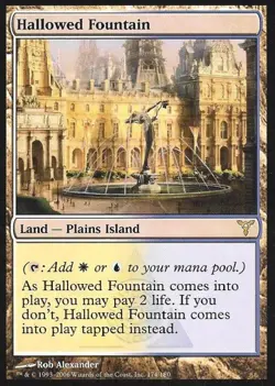 MTG English Hallowed Fountain NM Normal Dissension - Image 1