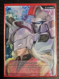 Gundam Card Game Resource RP-002 Zechs Merquise FOIL Promo ENGLISH - Image 1