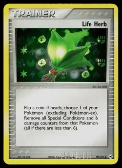 Pokemon Card - Life Herb Hidden Legends 90/101 Uncommon Reverse Holo - Image 1