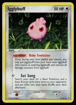 Pokemon Card - Igglybuff Hidden Legends 37/101 Uncommon Reverse Holo - Image 1
