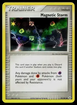 Pokemon Card - Magnetic Storm Hidden Legends 91/101 Uncommon Reverse Holo - Image 1