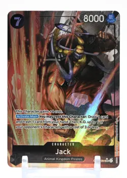 One Piece Card - JACK OP08-084 (SR) Alt Art 500 Years in the Future English NM/M - Image 1