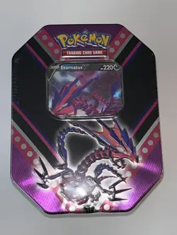 POKEMON V POWER TIN ETERNATUS TRADING CARD GAME BRAND NEW FACTORY SEALED 820650807794 - Image 1
