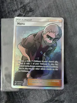 Nanu 179/181 Pokemon TCG Card Team Up - Full Art Ultra Rare - Near Mint - Image 1