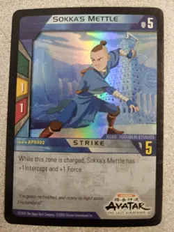 Avatar Last Airbender Appa's Wild Ride Promo Upper Deck QuickStrike Trading Card - Image 2