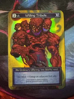 Sorcery Contested Realm GOTHIC FOIL Willing Tribute - Image 1