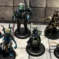 Lot of 9 Token Magic The Gathering Dungeon Dragons figure 1.5" Ninja Division - Image 4