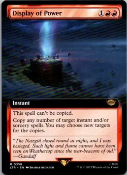Display of Power (Extended Art) Universes Beyond: the Lord of the Rings MTG NM - Image 1