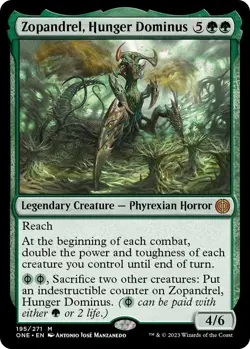 Zopandrel, Hunger Dominus M Phyrexia: All Will Be One 195 LP - Image 1