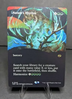 Nature's Rhythm (Borderless) Tarkir: Dragonstorm Regular - Image 1
