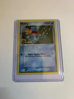 Pokemon Mudkip 11/17 - Pop Series 4 Promo Rare Holo Set 2006 Cosmos holo LP - Image 1