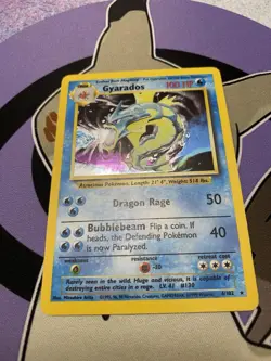 1999 Pokemon TCG Gyarados Holo Base Set 6/102 Rare LP- /VG WOTC - Image 2