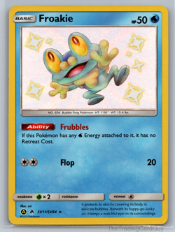 Froakie SV11/SV94 Shiny Holo Rare Hidden Fates: Shiny Vault Pokemon TCG NM - Image 1