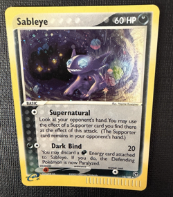 Pokemon TCG Sableye #10/100 EX Sandstorm Holo 2003 English E-Reader - Image 1