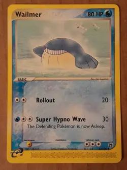Pokemon Wailmer 83/100 Ex Sandstorm NM See Pictures - Image 1