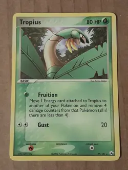 Pokemon Tropius 27/101 Hidden Legends NM-MT See Pictures - Image 1