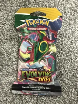 2021 Pokemon Evolving Skies Sleeved Booster Pack Factory Sealed - Image 1