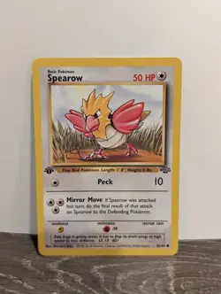 Pokemon WOTC Spearow 62/64 Jungle Set 1st Edition Common NM - Image 1