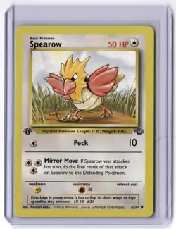 Spearow 62/64 Common 1st Edition NM Pokemon Jungle - Image 1