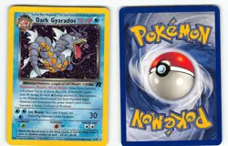 DARK GYARADOS 8/82 HOLO RARE TEAM ROCKET POKEMON (PRERELEASE) LP - Image 1