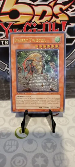 Yu-Gi-Oh! Konami Desert Twister TAEV-EN034 1st Edition Ultimate Rare Near Mint - Image 1