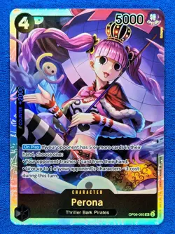 Perona OP06-093 SR | NM | Wings of The Captain | One Piece TCG | English - Image 1